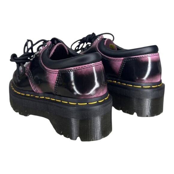 Dr. Martens Purple Black Leather Patent Lug Sole Platform‎ Men\'s Shoes Size 11 main image 13